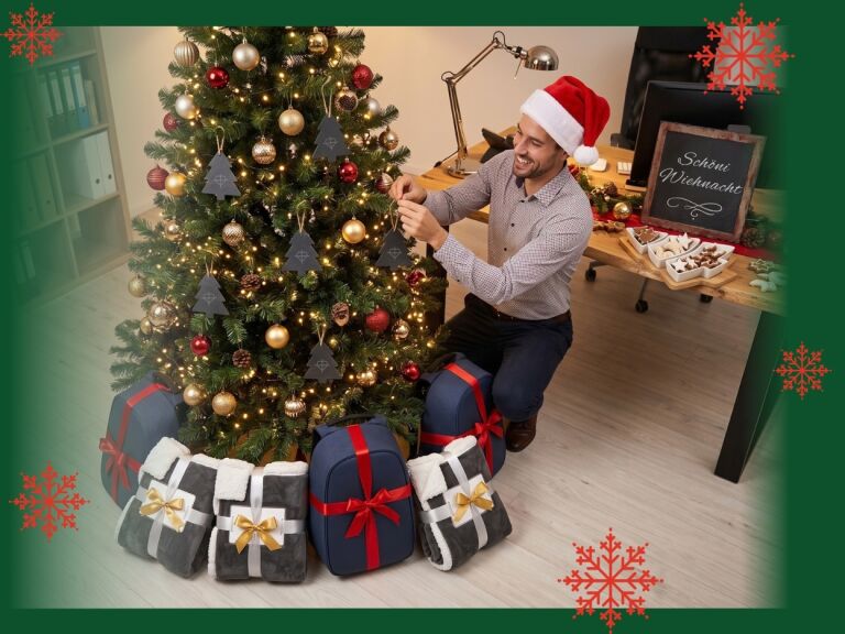Weihnachtliche Werbegeschenke mit Logo