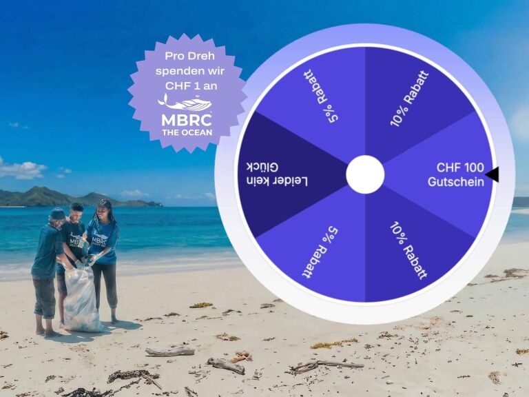 Glücksrad zum Earth Day