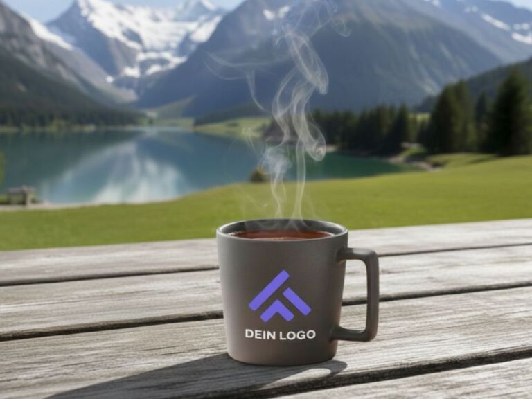 Tassen &amp; Becher mit Logo bedrucken