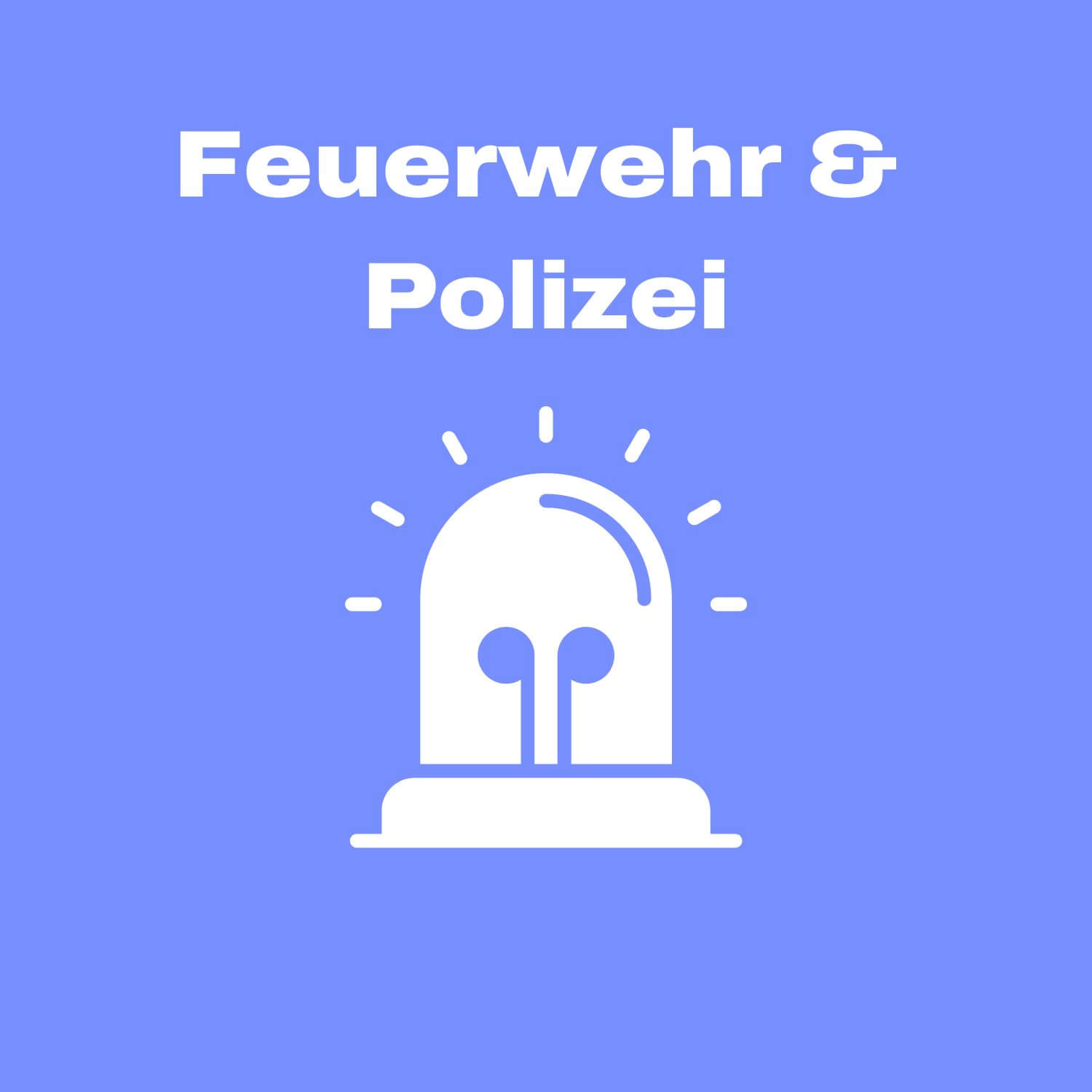Werbeartikel Feuerwehr & Polizei