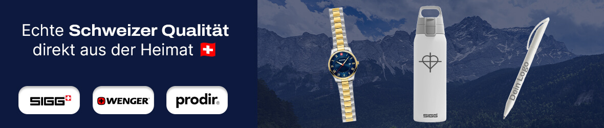 Werbeartikel Made in Switzerland